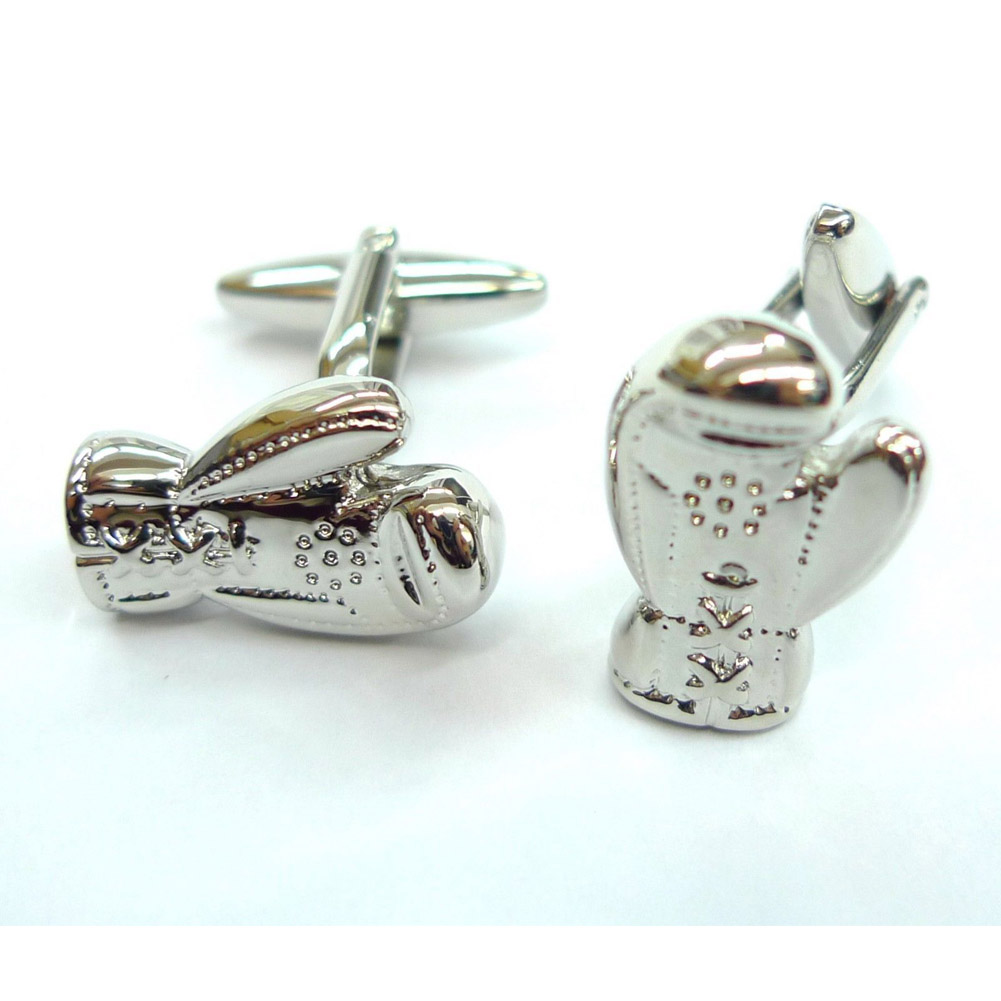 Boxing glove sale cufflinks silver